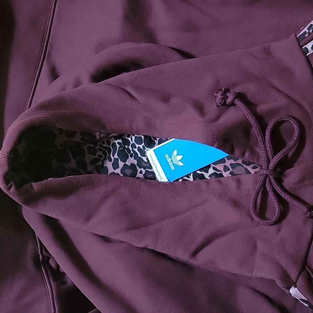Adidas Original Hoodie Logo Three Stripes Pullover Multi Color SweatshirtSize 1X - Picture 12 of 16